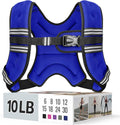 Skiennix Weighted Vest - Adjustable & Comfortable Rucking Vest with Reflective Stripe for Walking, Running & Strength Training