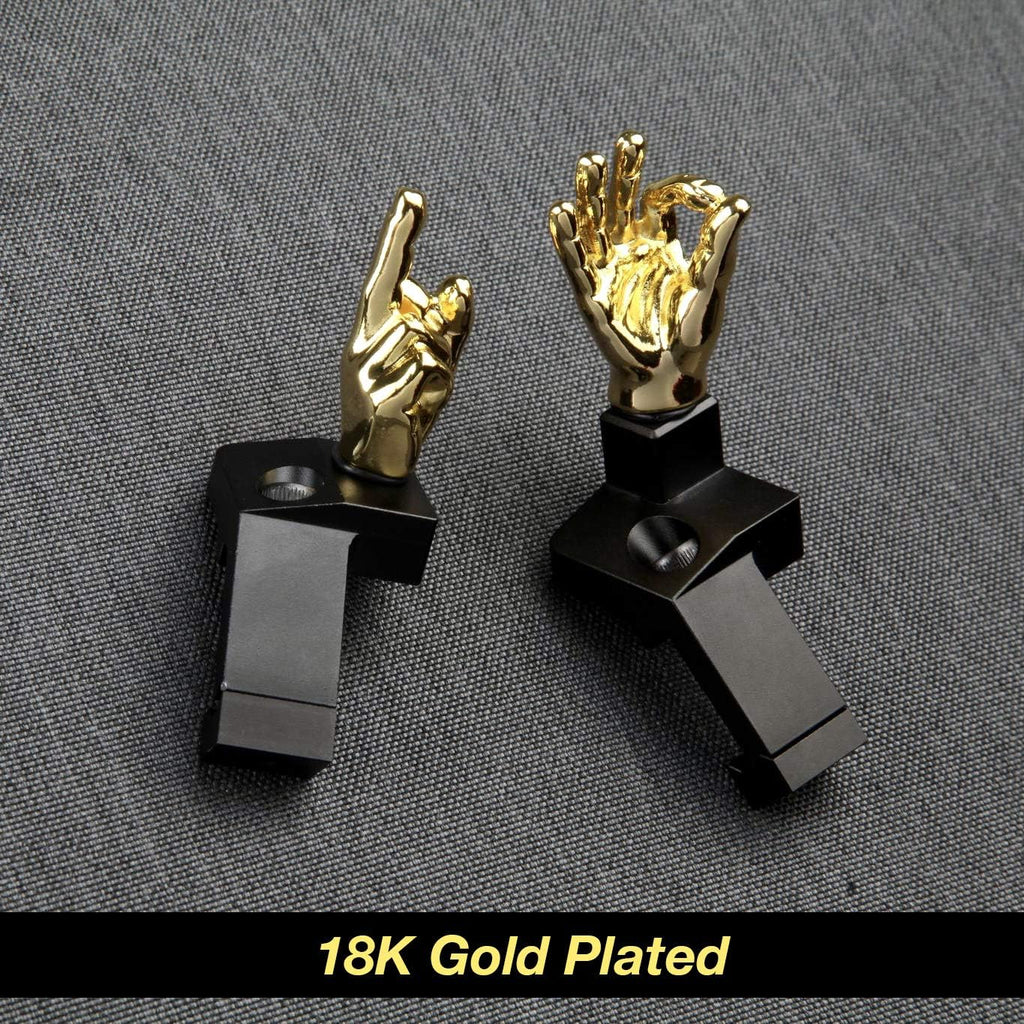 Stinger Finger Sight Set - Backup Front & Rear Iron Sights for Picatinny Rail | 45 Degree Offset
