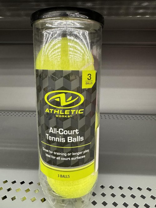 FVLFIL Athletic Works Tennis Balls Pack of 3