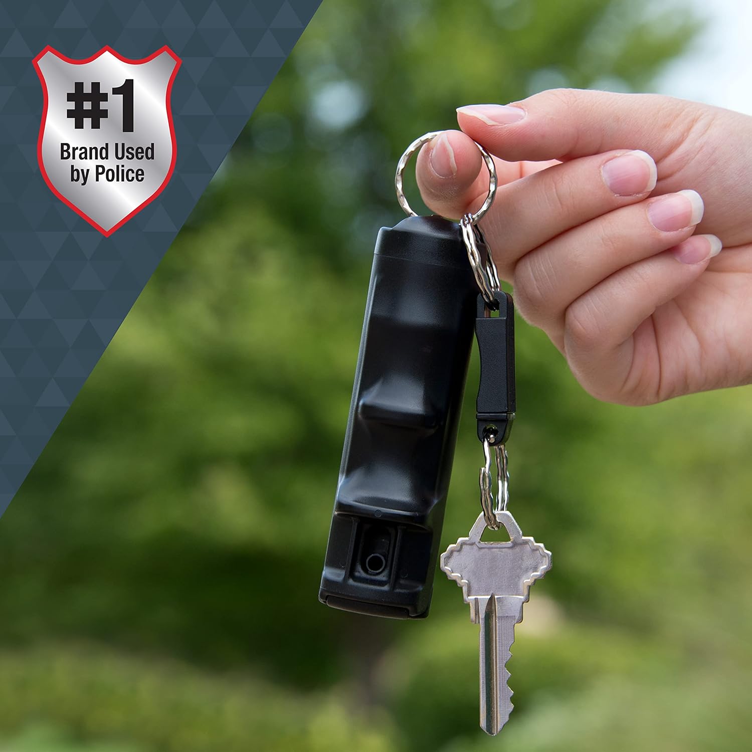 SABRE Fast Flip Top Pepper Gel Keychain - Quick Release for Easy Access | Maximum Police Strength Gel