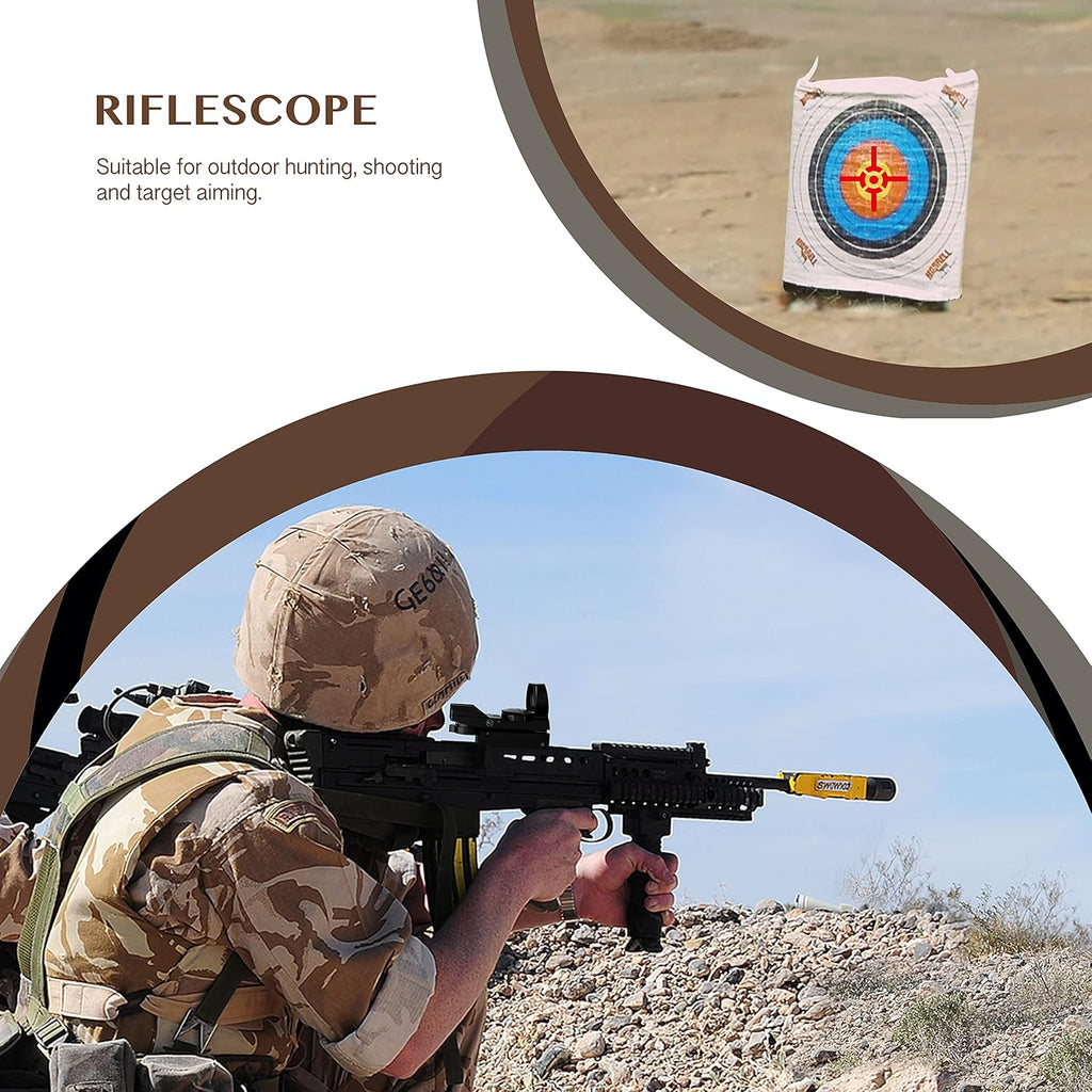 Aomekie Red Green Dot Gun Sight Scope - 4 Reticles Reflex Sight with 20mm Mount Rail