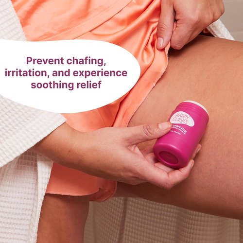HAPPY CURVES Anti-Chafe Stick - Ultimate Chafing Defense for Women | Thigh Rub Protector (1 Pack)