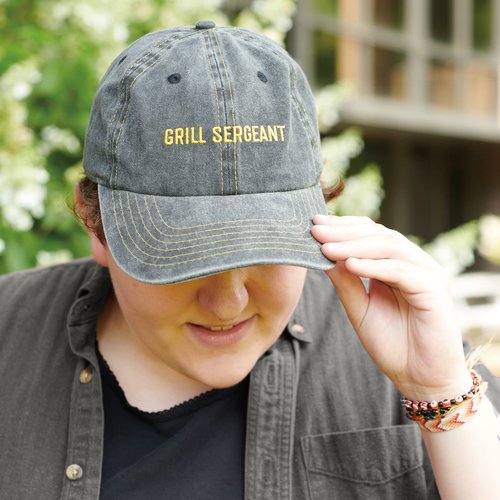Primitives by Kathy Standard Baseball Cap-Grill Sergeant, Black