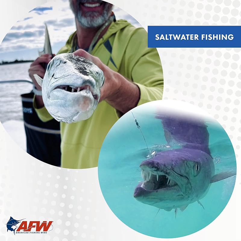 AFW Tooth Proof Stainless Steel Leader Wire - 105 Lb Test, 1/4 Lb, Camo Variation