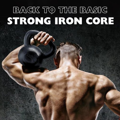 Yes4All Solid Cast Iron Kettlebell Weights Set – Great for Full Body Workout and Strength Training – Kettlebell 15 lbs (Black)