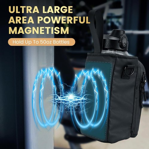 Balency Magnetic Gym Bag - Versatile Water Bottle Holder with Phone Pockets | Ideal for Men & Women