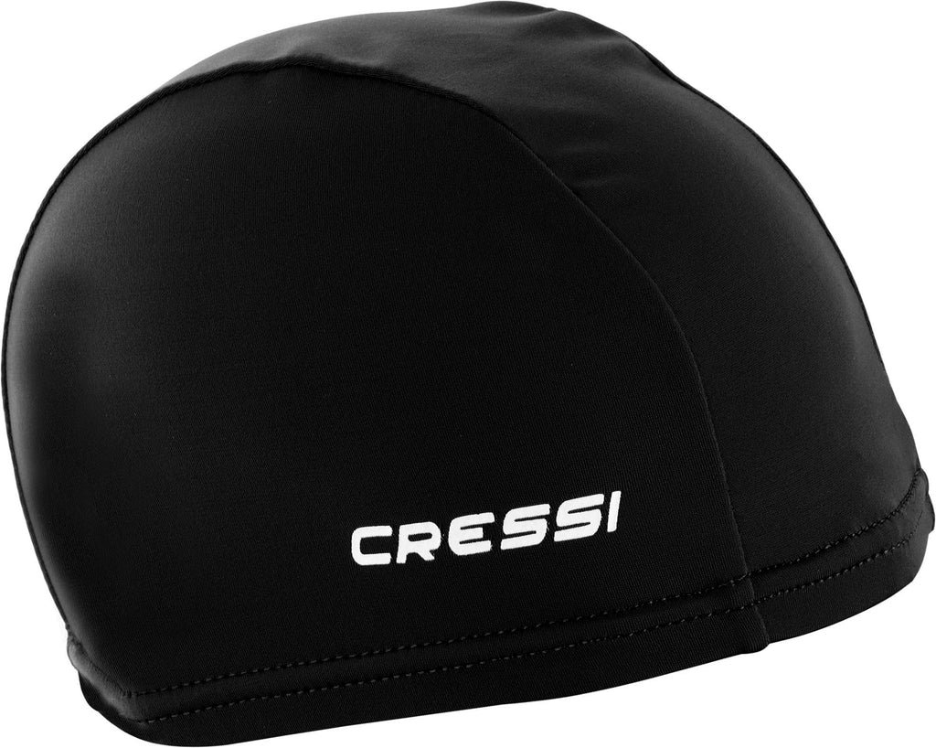 Cressi Super Stretch Swim Cap, Black