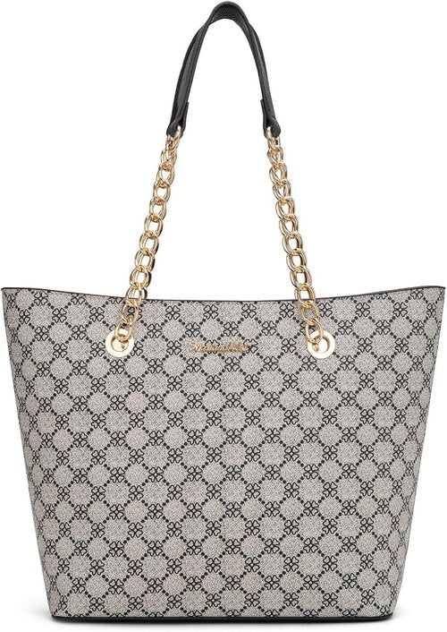 Montana West Tote Bag - Stylish Chain Top-Handle Handbag for Women | Versatile Design