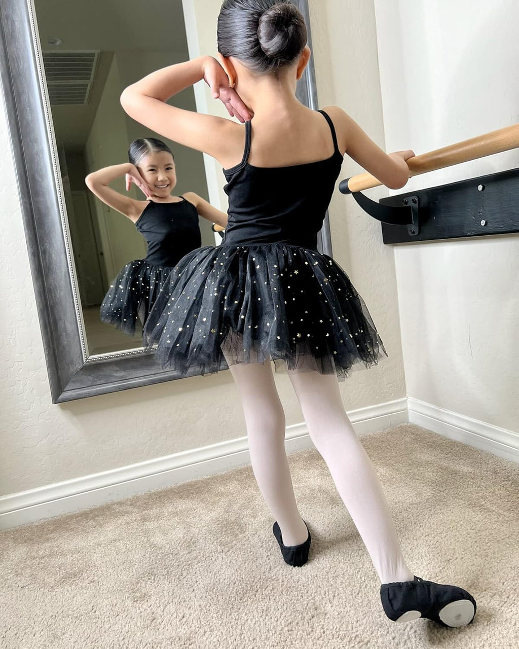 Stelle Girls' Ultra Soft Dance Tights - Comfortable Footed Design for Toddlers to Big Kids
