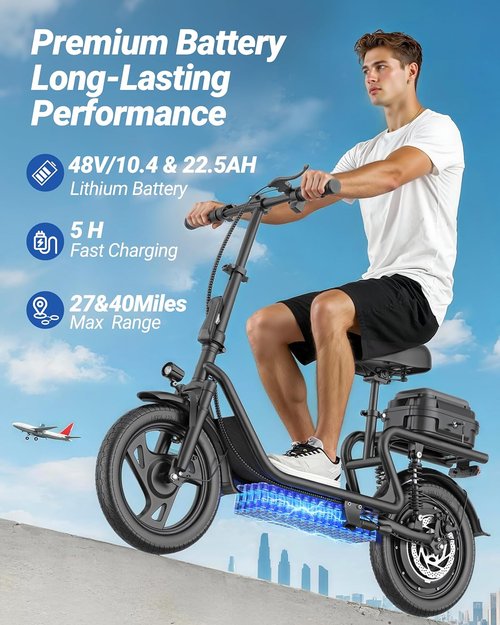 MAXSHOT Electric Scooter - High-Speed Folding E-Scooter with Dual Suspension | 350W Motor, 21-28 Miles Range, 8.5/10/14" Tires