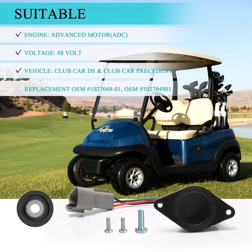 9.99WORLD MALL Golf Cart IQ Speed Sensor Deluxe Set Increased Stability & Speed for 48V Electric Golf Cart Club Car DS/Onward/Tempo/Precedent ADC