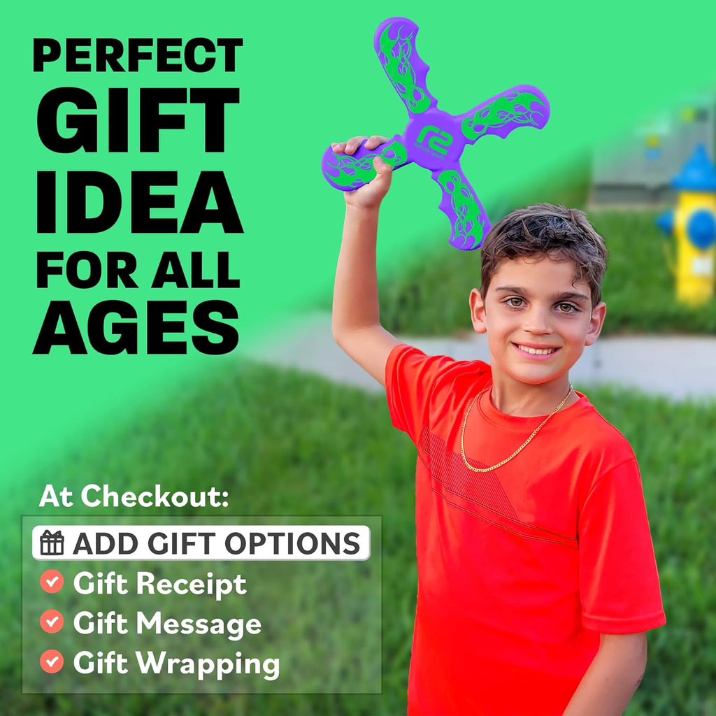 Skiennix Foam Boomerang - Fun Outdoor Toy for Kids & Adults | Perfect for Pool, Beach & Splash Pad Play