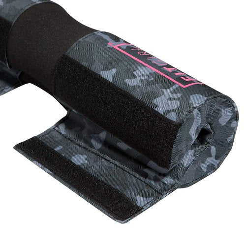 FITGIRL - Squat Pad and Hip Thrust Pad for Leg Day, Barbell Pad Stays in Place Secure, Thick Cushion for Comfortable Squats Lunges Glute Bridges, Olympic Bar and Smith Machine (Deluxe Camo)