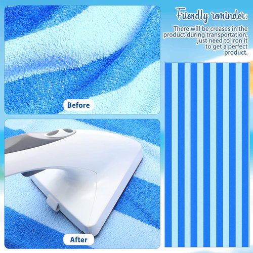 EBOOT Oversized Beach Towel Set - Extra Large Quick Dry Microfiber Pool Towels | 36 x 72 Inch, Mixed Colors