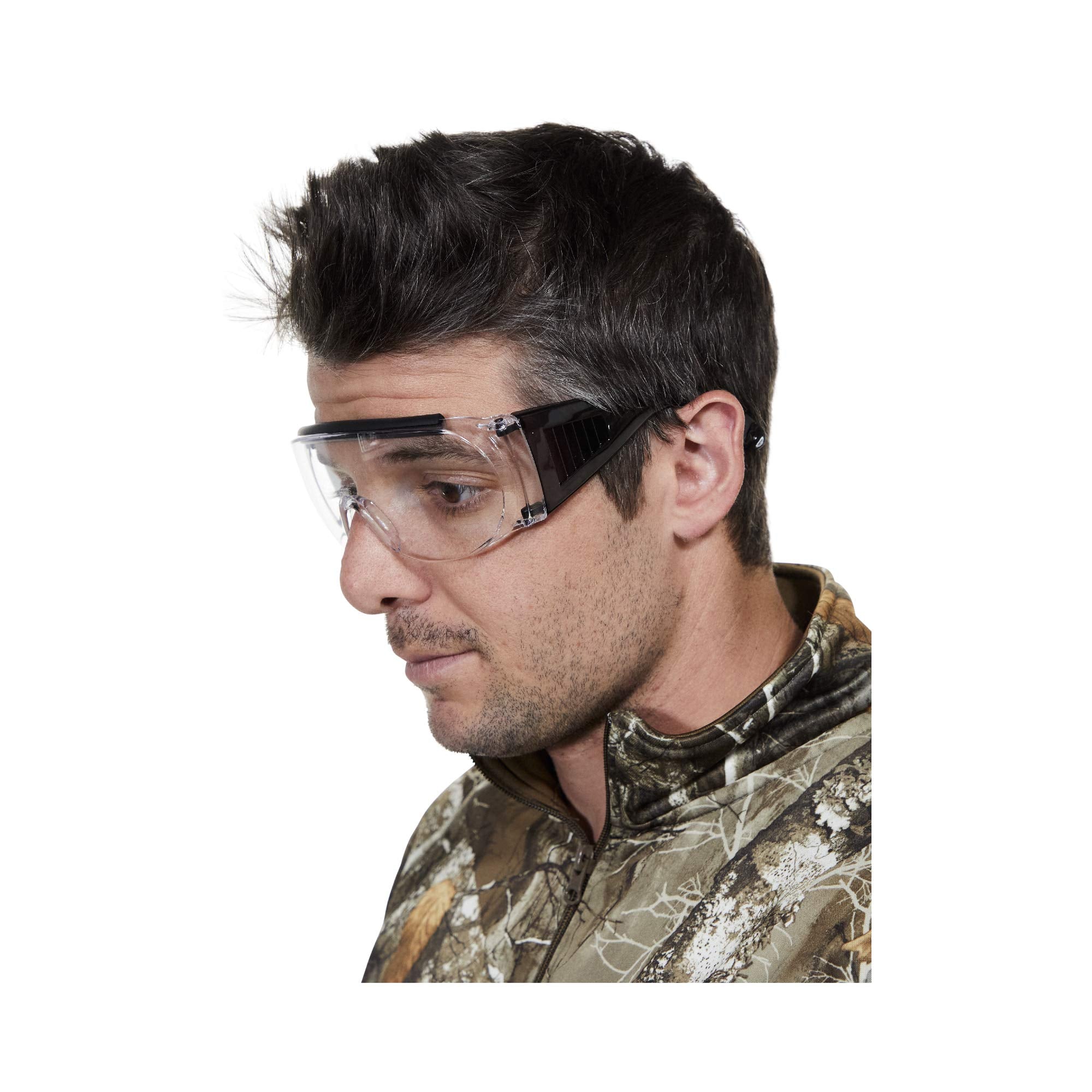 Allen Company Safety Glasses - Ballistic Eye Protection for Men and Women - Shooting Accessories that Work with Prescription Glasses - ANSI Z87.1 Impact Resistance - Clear