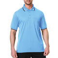 TopTie Baseball and Softball Referee Shirt Short Sleeve Polo Shirt Umpire Jersey-Blue-4XL