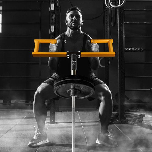 Yes4All Viking Press Attachment/Landmine Attachment for Barbell – Great Landmine Exercise Equipment for 2-Inch Olympic Barbell, Orange