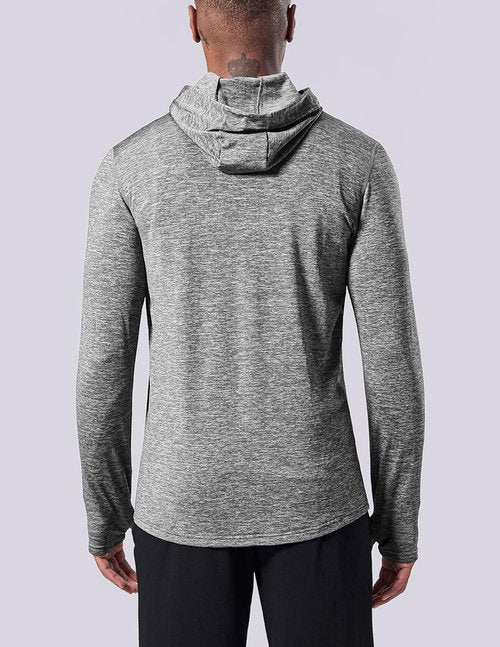 Liberty Imports Men's Zip-Up Hoodies - Lightweight Fleece with Zipper Pockets | 2-Pack Activewear