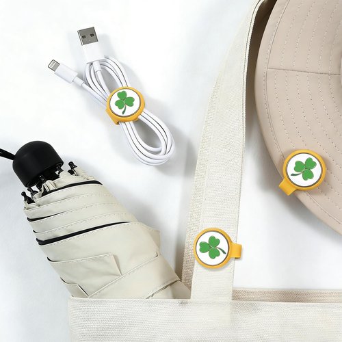 Golf Hat Clips, Stronger Magnetic Hat Clip & Travel Clip, Silicone Magnetic Cable Ties, Magnetic Bookmarks Set, Hat Clips Set For Golf Hats Caps Visors, Ideal Golf Gift, Bookish Gift (4-Pack)