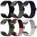 XINGMALY 6-Pack Bands for Withit Giga, Baolubao W50pro, Merryking MK70, for Soudorv Y10 Smart Watch Bands Smartwatch, Elastic Nylon Lightweight Soft Stretchable Replacement Straps Watch Men & Women