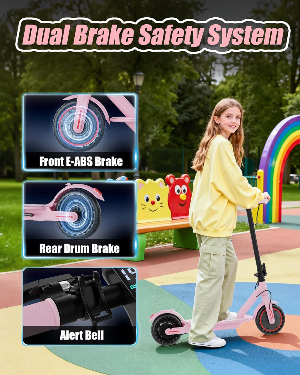 **Skiennix Electric Scooter - High-Speed Folding E-Scooter for Adults & Kids | 10-14" Tires, 50 Miles Range**