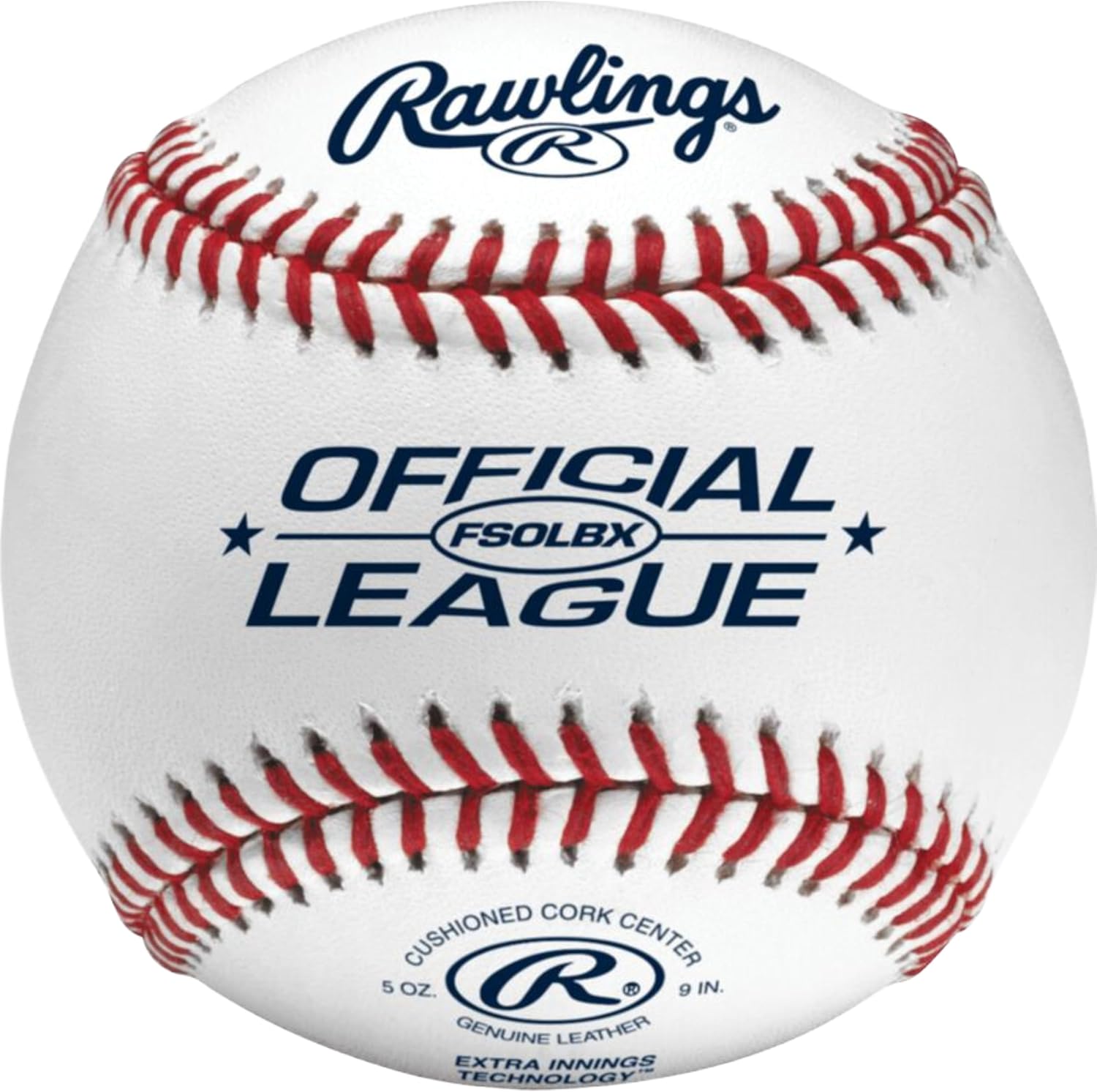 Rawlings Flat Seam Practice Baseballs - High School Quality | 12 Count Pack