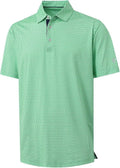 M MAELREG Men's Golf Polo Shirt - Short Sleeve Moisture-Wicking Performance | Stylish Print Design