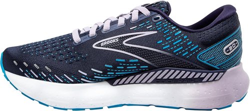 Brooks Women's Glycerin GTS 20 Supportive Running Shoes - Peacoat/Ocean/Pastel Lilac | Size 9 Wide