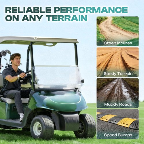 DRIVE UP Rear Shock Absorbers for EZGO RXV Golf Cart Gas Electric Models 2008-2013.2,Replaces 603637 611724