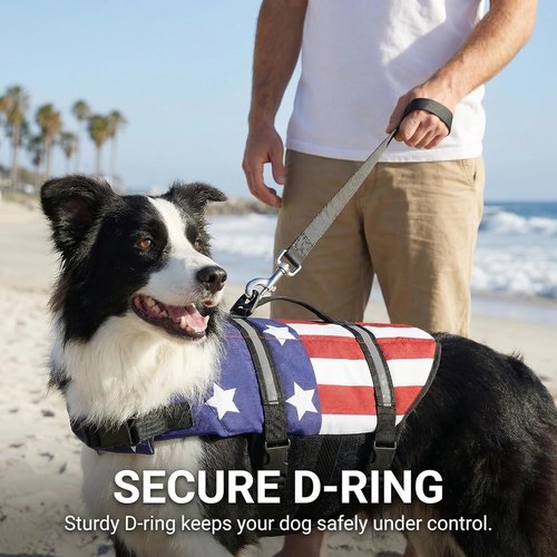 Doglay Dog Life Jacket - Adjustable Pet Swimming Vest with Reflective Stripes | Superior Buoyancy for All Sizes