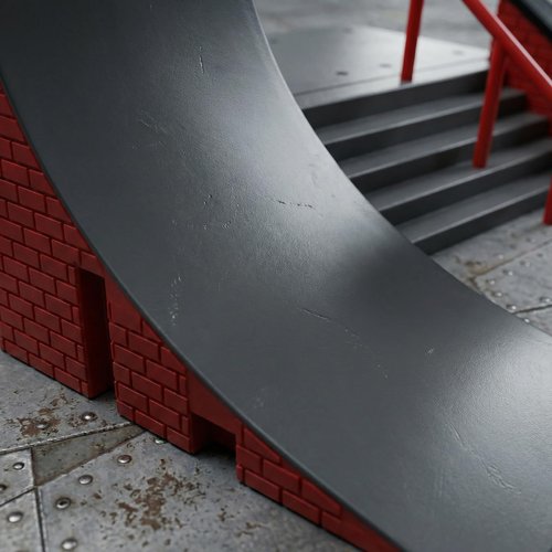 DECHOUS Mini Finger Skateboard Ramp Set Plastic Mini Finger Toy Skateboard Park Ramps for Boys or Girls Fingerboard Obstacles Skateboarding Training Accessories Skatepark Prop