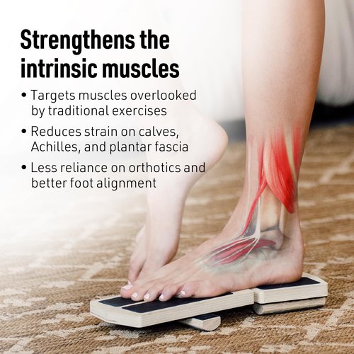 SIDEKICK AxisBoard Rehab & Training System | Balance Board & Physical Therapy Manual for Foot and Ankle Rehab | Recover from Sprains, Plantar Fasciitis, Achilles Pain