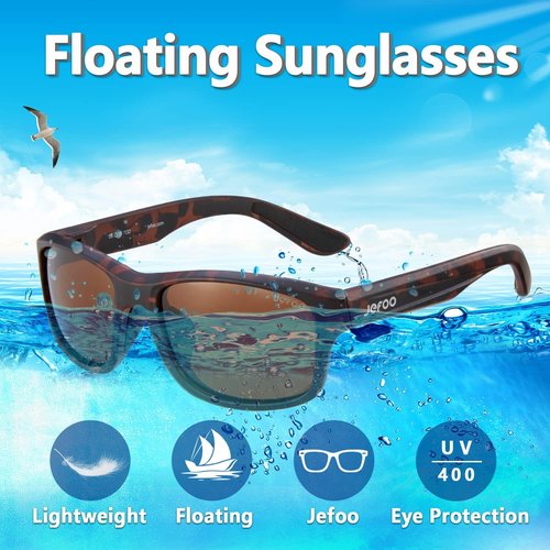 Jefoo Polarized Sports Sunglasses - UV400 Protection for Men | Ideal for Driving, Cycling & Fishing
