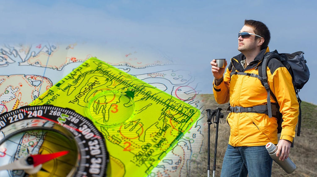 TurnOnSport Orienteering Compass - Advanced Scout Compass for Hiking & Camping - Perfect Survival Gift for Kids