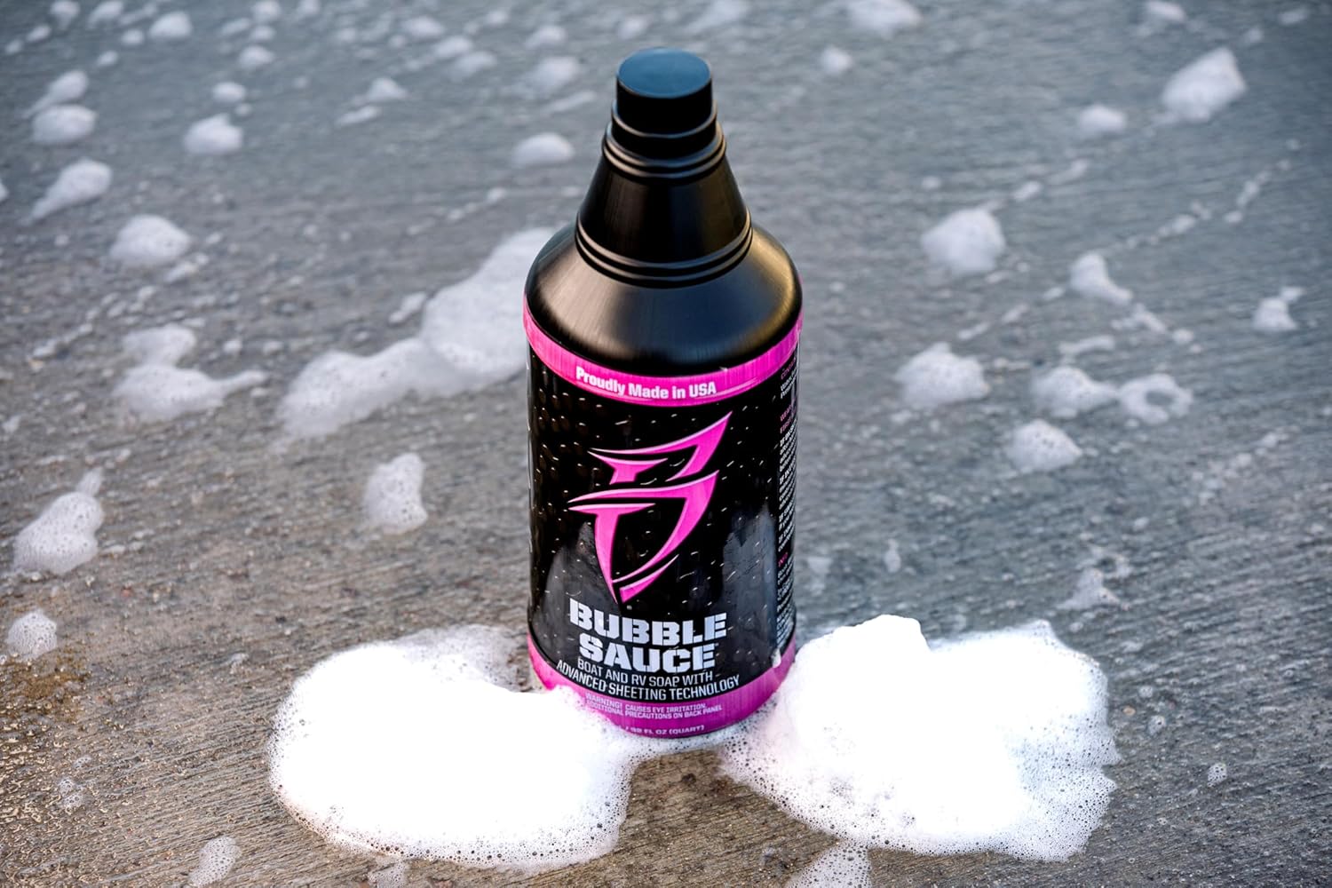 Bubble Sauce Advanced Sheeting Boat & RV Soap - Ideal for Fiberglass, Painted Surfaces & More | 32 oz.