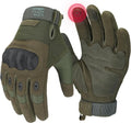 KEMIMOTO Tactical Gloves - Touchscreen Motorcycle Gloves with Hard Shell & Palm Padding | Ideal for Sports & Outdoor Activities