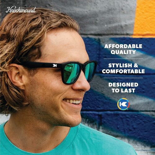 Knockaround Premiums Polarized Sunglasses - UV400 Protection for Men & Women | Stylish & Durable