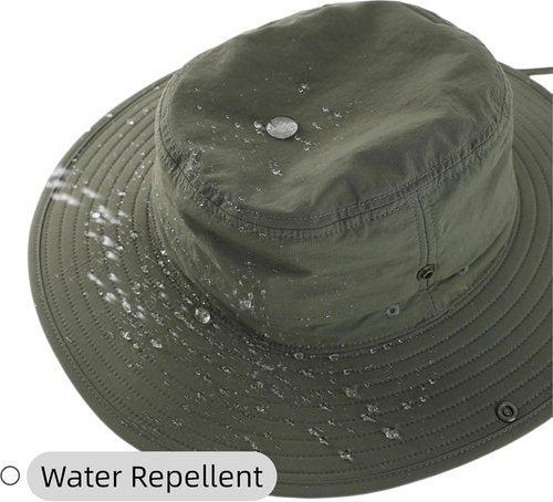 Connectyle Sun Hat - Outdoor UV Protection Safari Hat for Fishing & Hiking | Breathable UPF50 Design