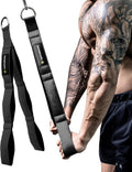 MANUEKLEAR Tricep Rope Cable Attachment - Enhanced Range of Motion for Push Downs & Face Pulls