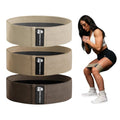 Gymreapers Hip Bands for Booty Workouts | Non Slip Fabric Band Set with 3 Levels - Resistance Bands for Legs & Hip - for Men & Women (Nude)