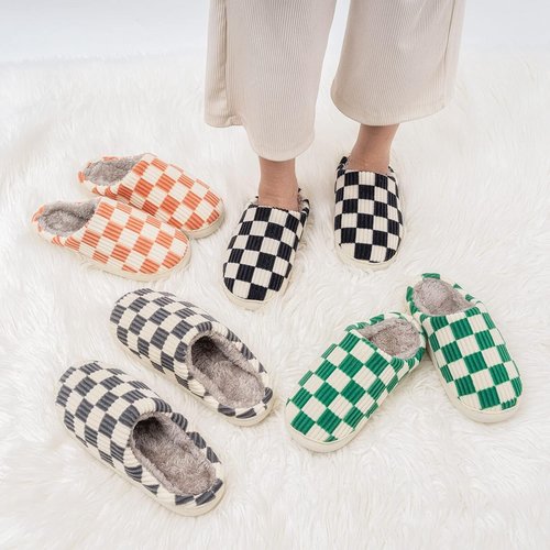 Guyarns House Slippers - Fuzzy Memory Foam Indoor/Outdoor Shoes for Men & Women | Casual Comfort