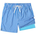 XOMZG Men's Swim Trunks，Mesh Lining Quick Dry with Pockets Beach Shorts Hawaiian