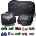 PR Personal Record Heavy Duty Wrist Wraps - Extra Wide Strap, Strong Thumb Loop, Enhanced Elasticity