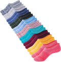 IDEGG No Show Socks for Women - 10 Pairs of Low Cut Anti-Slip Athletic Invisible Liners