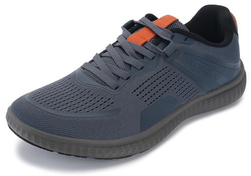 WHITIN Men's Barefoot Running Shoes Width Transitional Minimalist Wide Toe Box Size 11 Zero Drop Rubber Outsole Sneakers Tennis Dark Grey 45