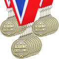 Quelay 30 Pcs Gold Medals - 2'' Award Trophies for Adults | Perfect for Competitions & Graduation Parties