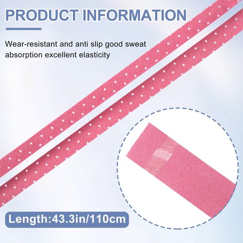 HINZIC 5 Pack Anti-Slip Perforated Pickleball Paddle Racket Grip Tape Handle Wrap for Pickle Ball Tennis Badminton Overgrip Racquet Moisture Wicking- Red & Blue & Black & Yellow & Purple