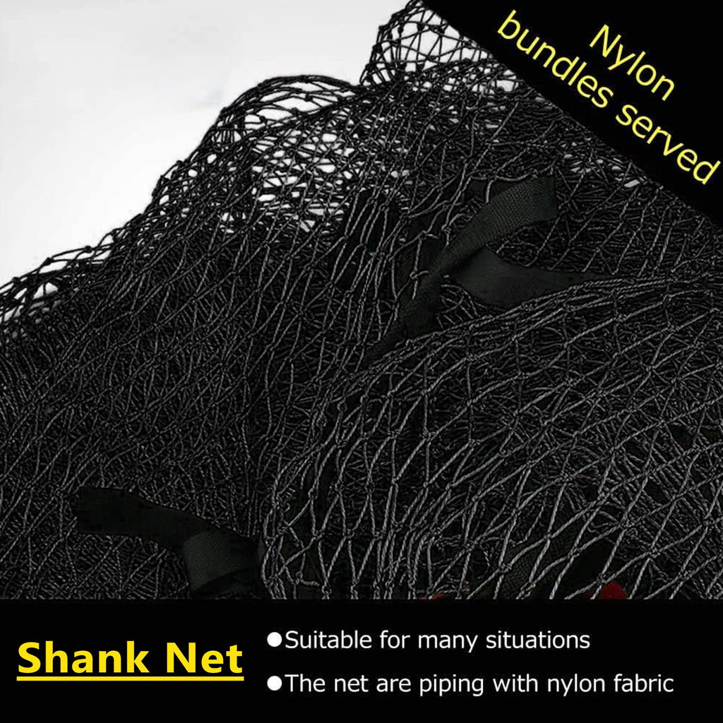 Obokidlyamor 2PCS Shank Net Golf with Two Sandbags+Golf Screen Bag+10pcs Grommet Ropes for Golf Hitting Nets Frame Simulator Impact Screen Sand Bags Side Net (2 PCS Shank Nets)