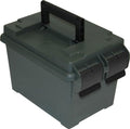 MTM AC45 Ammo Can 45-Caliber Holds 500 Round Case of 45 ACP, Heavy-Duty Dual Latching System, Rugged Polypropylene Plastic, O-Ring Seal System, Water Resistant, USA Made, Forest Green