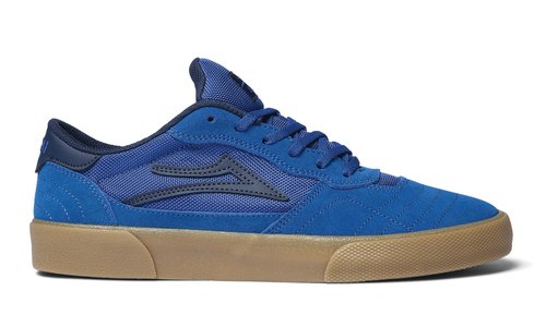 Lakai Cambridge Men's Skateboarding Shoes, Blue/Gum Suede, 5.5